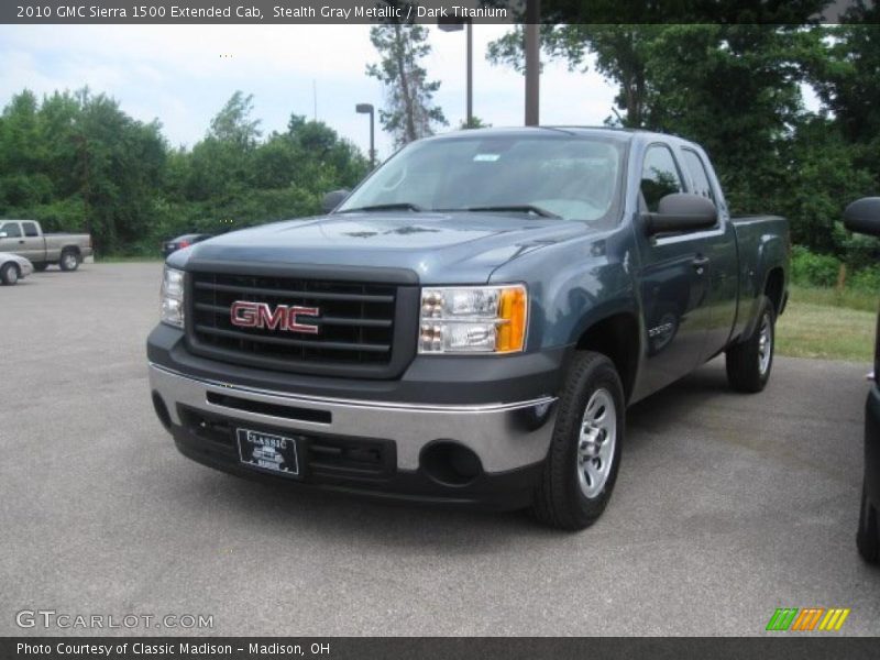 Stealth Gray Metallic / Dark Titanium 2010 GMC Sierra 1500 Extended Cab