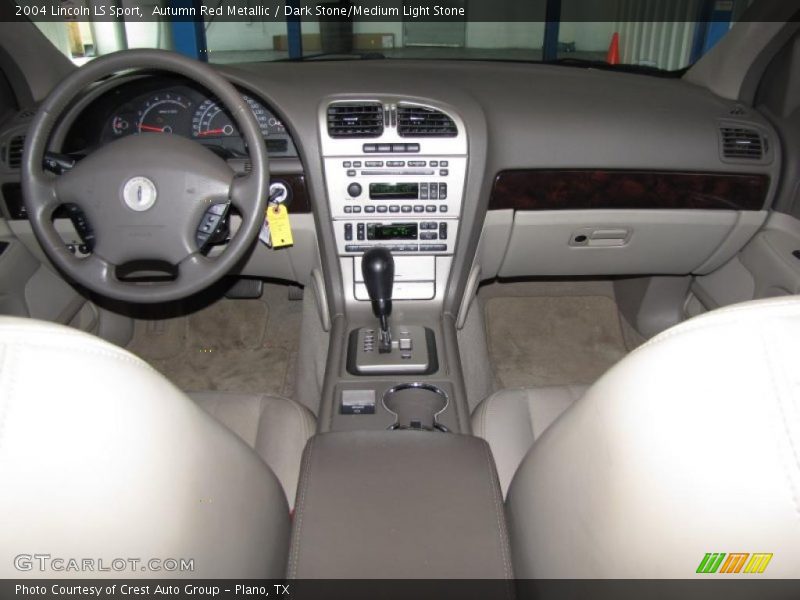 Autumn Red Metallic / Dark Stone/Medium Light Stone 2004 Lincoln LS Sport