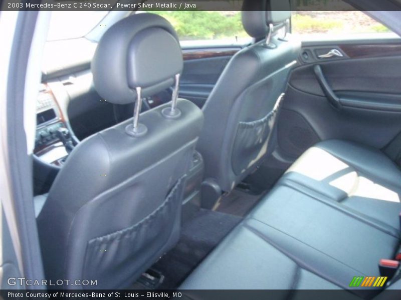 Pewter Silver Metallic / Java 2003 Mercedes-Benz C 240 Sedan
