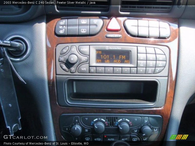 Pewter Silver Metallic / Java 2003 Mercedes-Benz C 240 Sedan