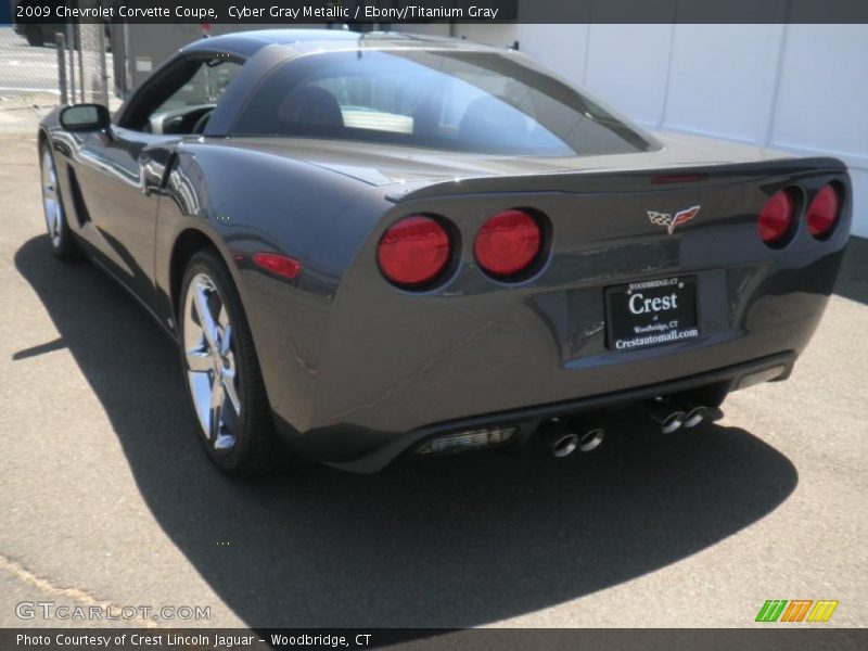 Cyber Gray Metallic / Ebony/Titanium Gray 2009 Chevrolet Corvette Coupe