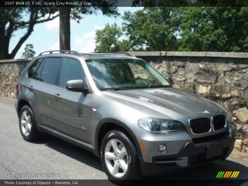 Space Grey Metallic / Gray 2007 BMW X5 3.0si