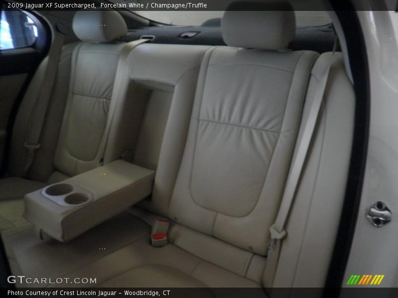 Porcelain White / Champagne/Truffle 2009 Jaguar XF Supercharged