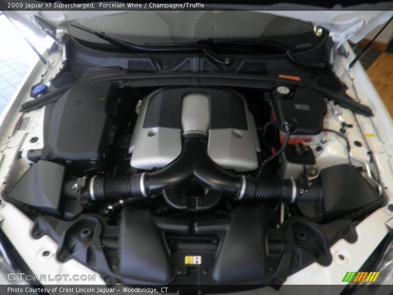 Porcelain White / Champagne/Truffle 2009 Jaguar XF Supercharged