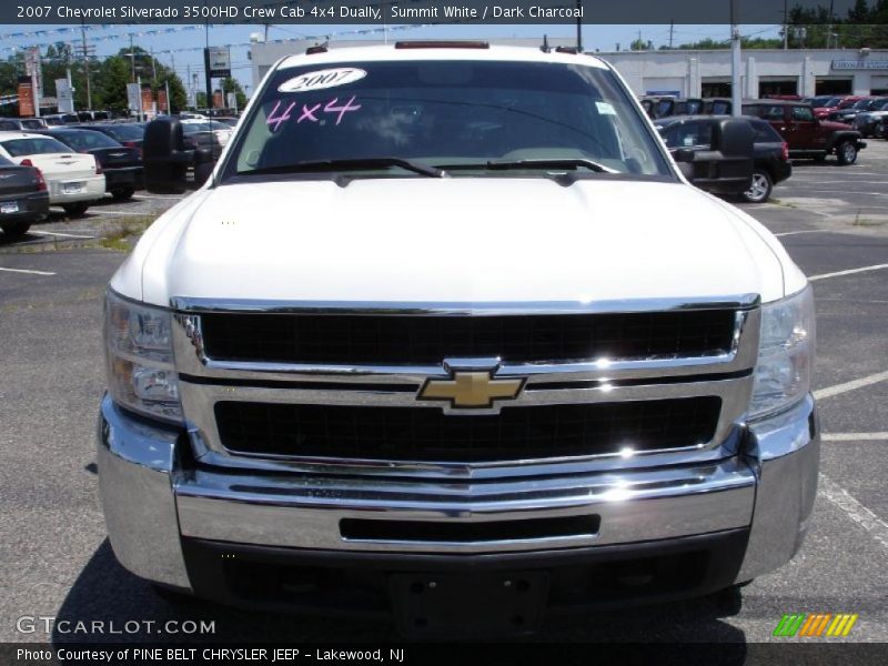 Summit White / Dark Charcoal 2007 Chevrolet Silverado 3500HD Crew Cab 4x4 Dually