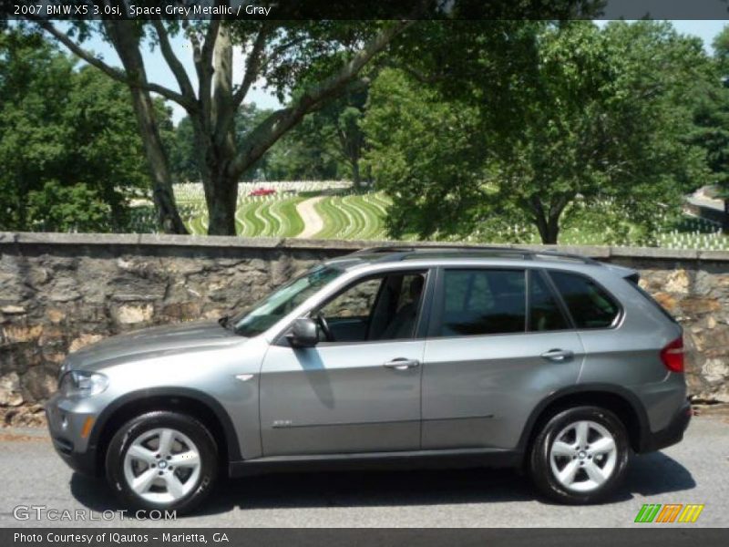 Space Grey Metallic / Gray 2007 BMW X5 3.0si