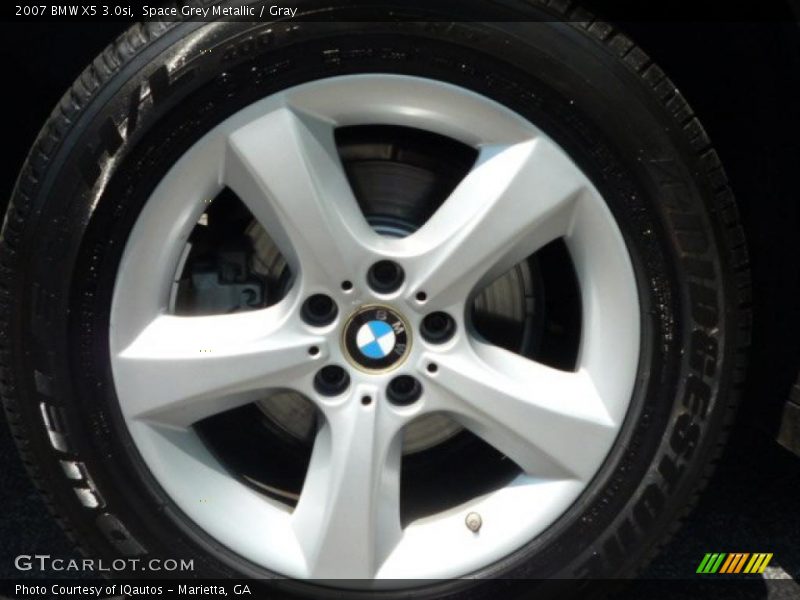 Space Grey Metallic / Gray 2007 BMW X5 3.0si