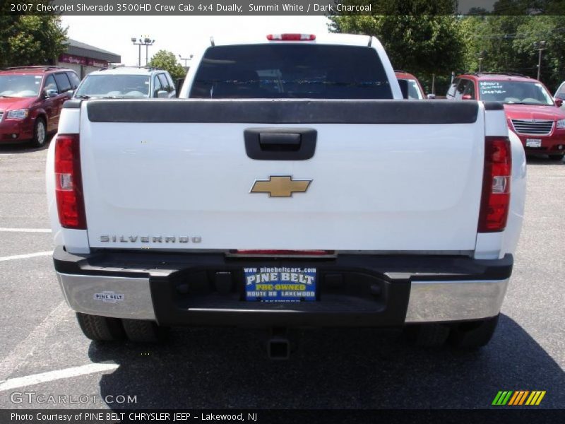 Summit White / Dark Charcoal 2007 Chevrolet Silverado 3500HD Crew Cab 4x4 Dually