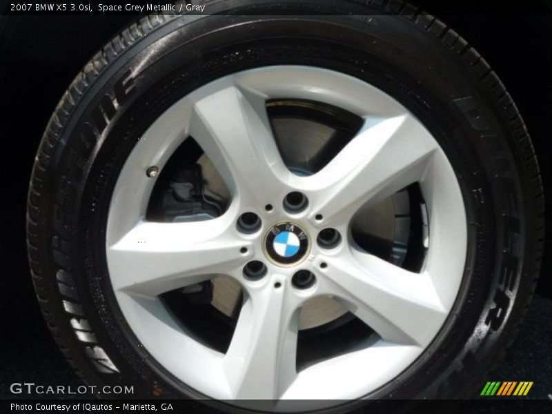 Space Grey Metallic / Gray 2007 BMW X5 3.0si