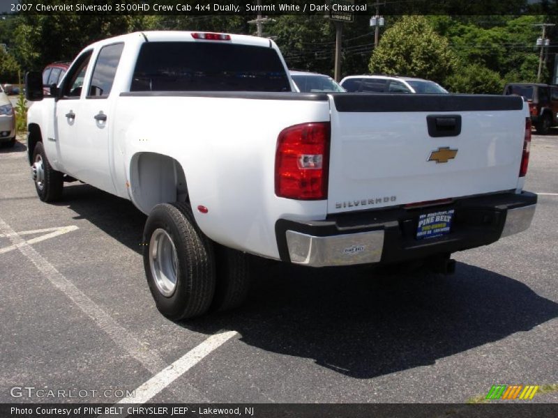 Summit White / Dark Charcoal 2007 Chevrolet Silverado 3500HD Crew Cab 4x4 Dually