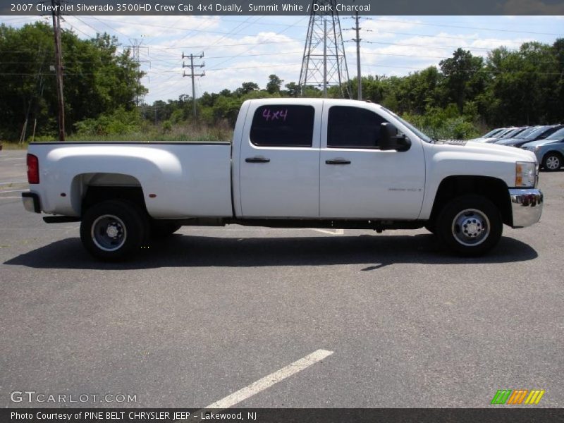 Summit White / Dark Charcoal 2007 Chevrolet Silverado 3500HD Crew Cab 4x4 Dually