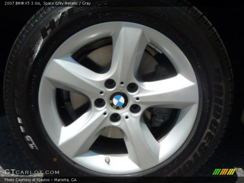 Space Grey Metallic / Gray 2007 BMW X5 3.0si