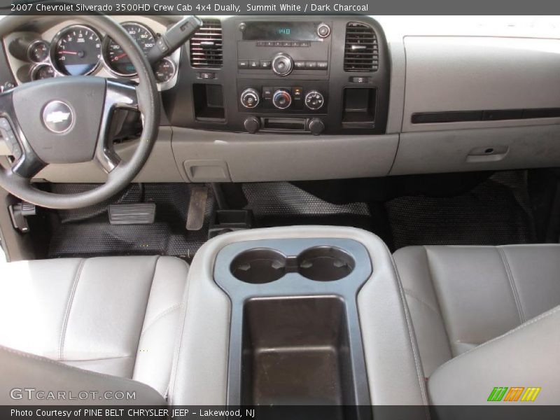 Summit White / Dark Charcoal 2007 Chevrolet Silverado 3500HD Crew Cab 4x4 Dually