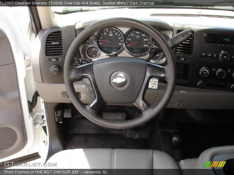 Summit White / Dark Charcoal 2007 Chevrolet Silverado 3500HD Crew Cab 4x4 Dually