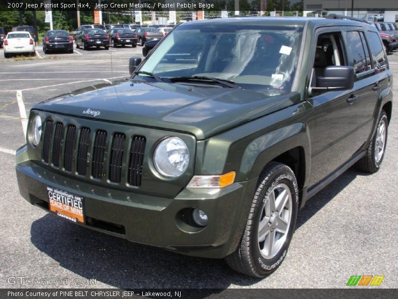 Jeep Green Metallic / Pastel Pebble Beige 2007 Jeep Patriot Sport 4x4