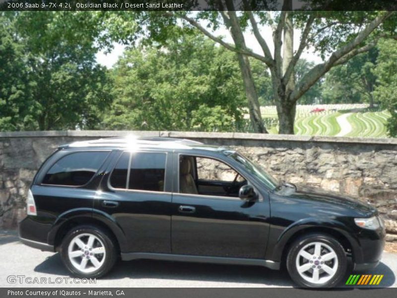 Obsidian Black / Desert Sand Leather 2006 Saab 9-7X 4.2i