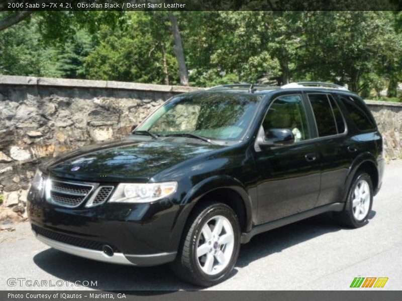 Obsidian Black / Desert Sand Leather 2006 Saab 9-7X 4.2i