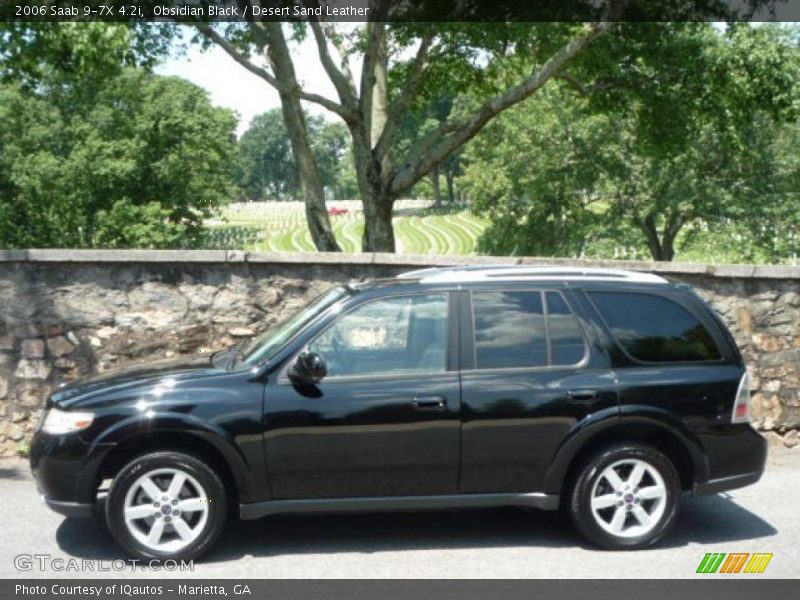 Obsidian Black / Desert Sand Leather 2006 Saab 9-7X 4.2i