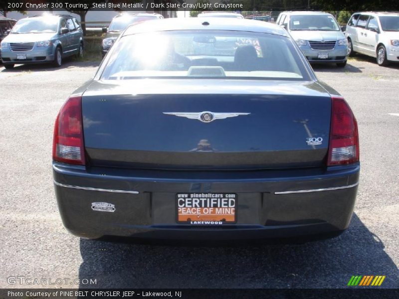 Steel Blue Metallic / Dark Slate Gray/Light Graystone 2007 Chrysler 300 Touring