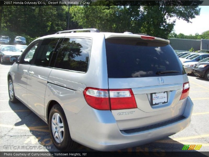 Desert Rock Metallic / Gray 2007 Honda Odyssey EX-L