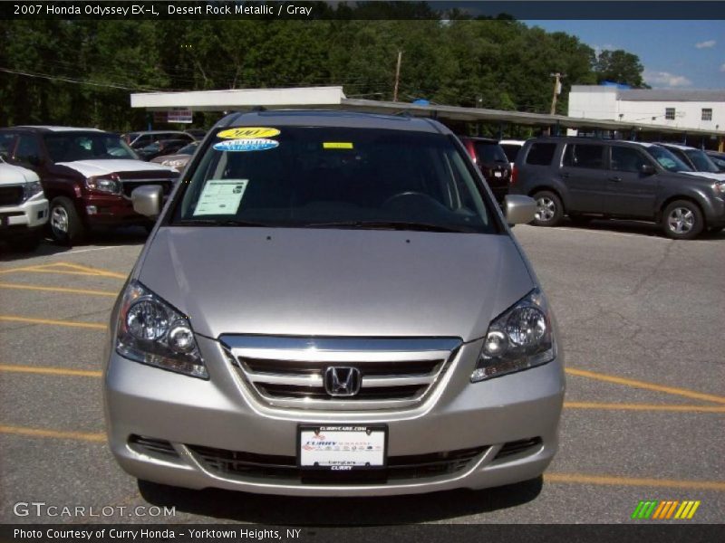 Desert Rock Metallic / Gray 2007 Honda Odyssey EX-L