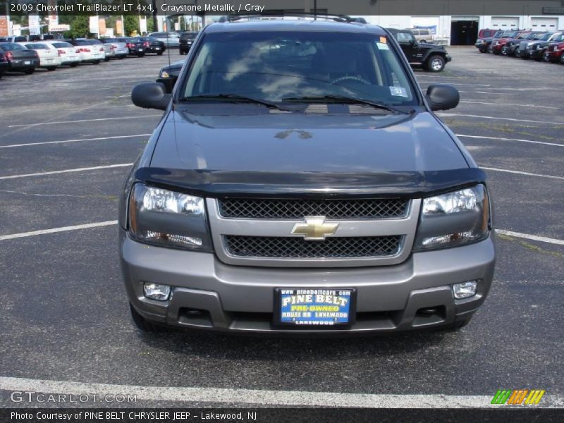 Graystone Metallic / Gray 2009 Chevrolet TrailBlazer LT 4x4