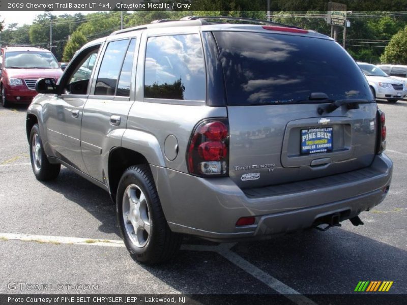 Graystone Metallic / Gray 2009 Chevrolet TrailBlazer LT 4x4