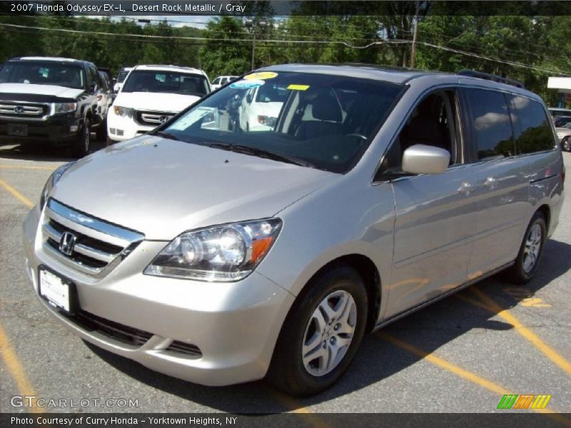 Desert Rock Metallic / Gray 2007 Honda Odyssey EX-L