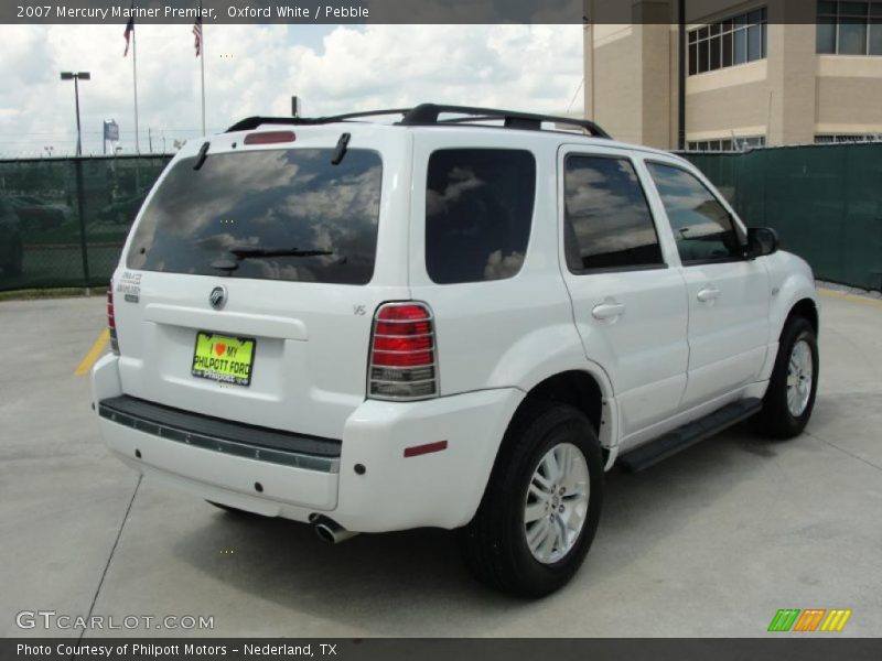 Oxford White / Pebble 2007 Mercury Mariner Premier