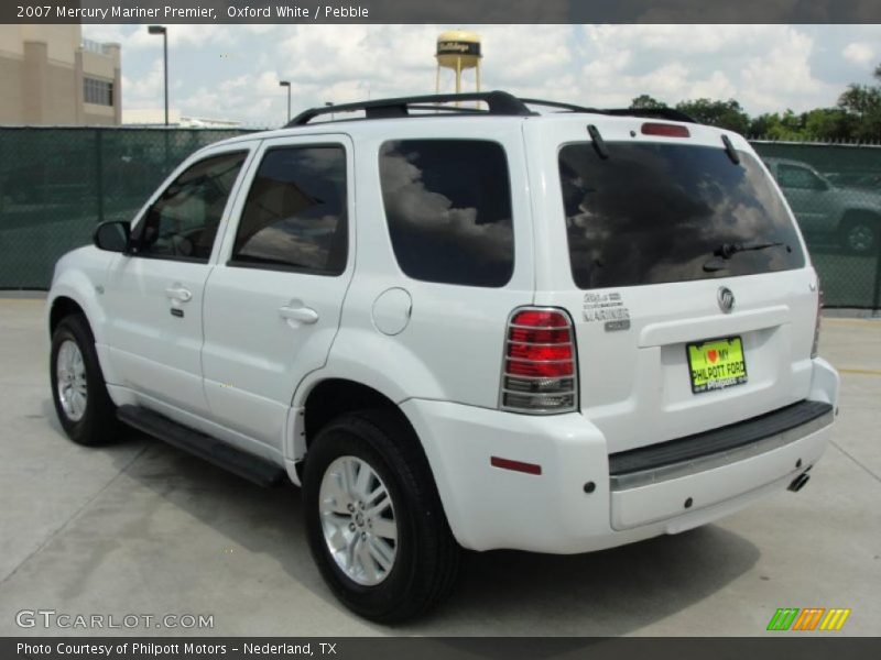 Oxford White / Pebble 2007 Mercury Mariner Premier