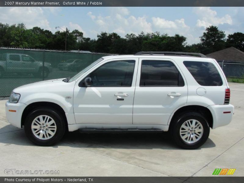 Oxford White / Pebble 2007 Mercury Mariner Premier