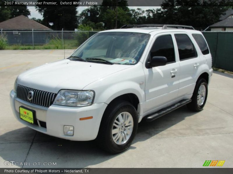 Oxford White / Pebble 2007 Mercury Mariner Premier