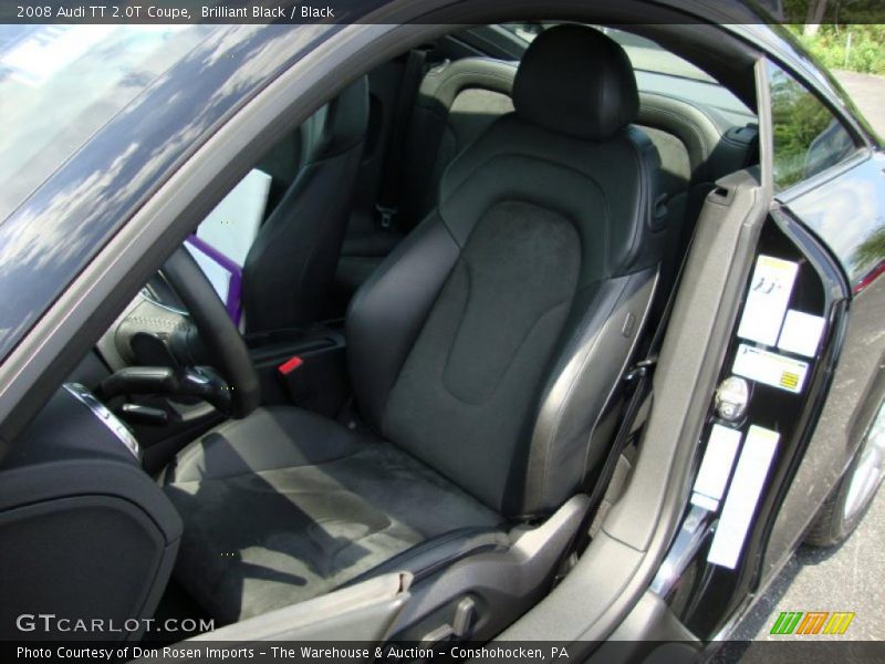 Brilliant Black / Black 2008 Audi TT 2.0T Coupe