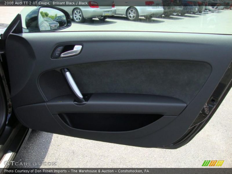 Brilliant Black / Black 2008 Audi TT 2.0T Coupe
