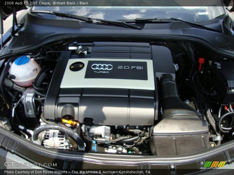 Brilliant Black / Black 2008 Audi TT 2.0T Coupe