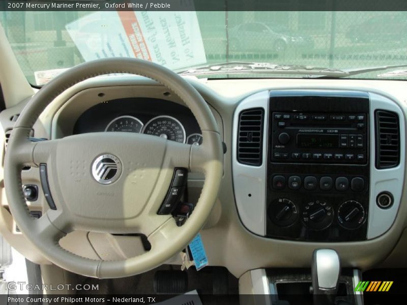 Oxford White / Pebble 2007 Mercury Mariner Premier