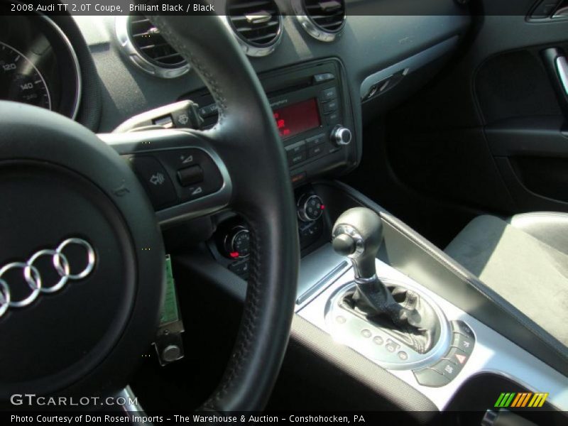 Brilliant Black / Black 2008 Audi TT 2.0T Coupe