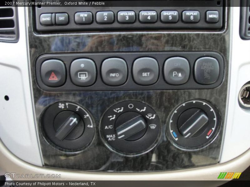 Oxford White / Pebble 2007 Mercury Mariner Premier