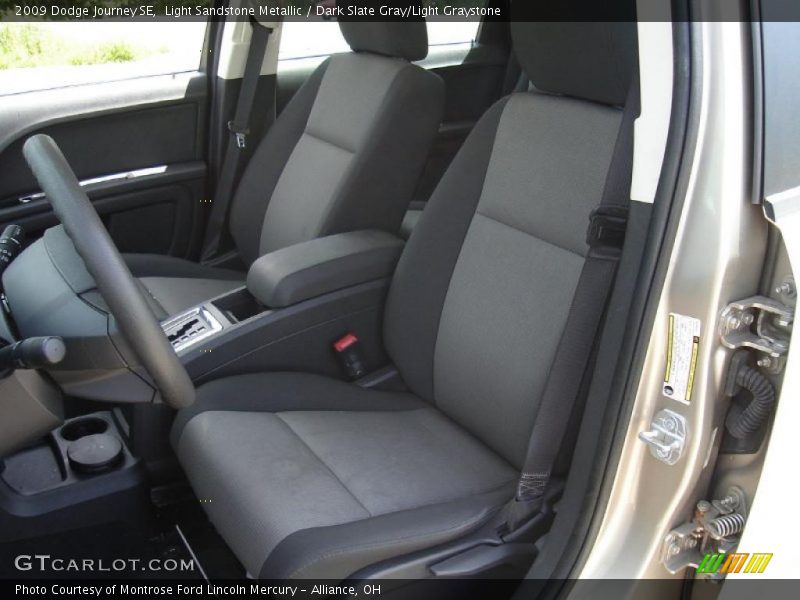 Light Sandstone Metallic / Dark Slate Gray/Light Graystone 2009 Dodge Journey SE