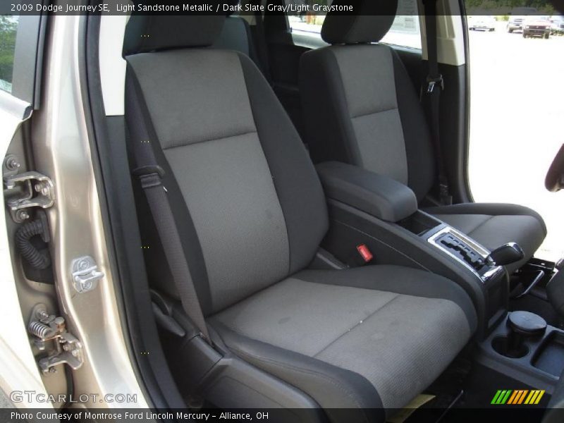 Light Sandstone Metallic / Dark Slate Gray/Light Graystone 2009 Dodge Journey SE