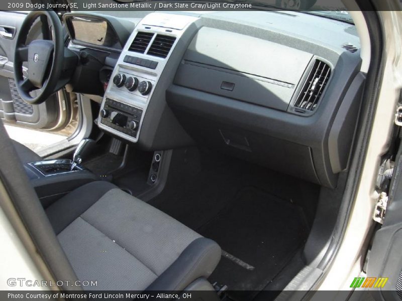 Light Sandstone Metallic / Dark Slate Gray/Light Graystone 2009 Dodge Journey SE