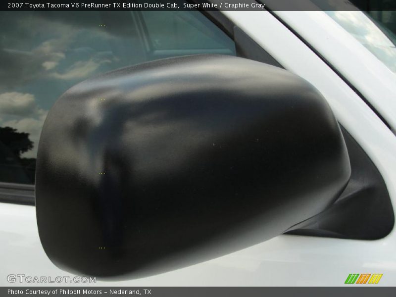 Super White / Graphite Gray 2007 Toyota Tacoma V6 PreRunner TX Edition Double Cab