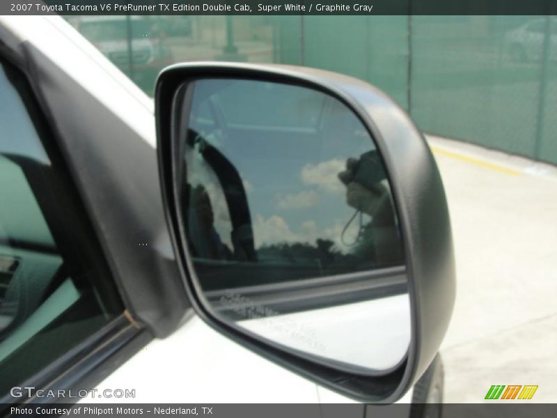 Super White / Graphite Gray 2007 Toyota Tacoma V6 PreRunner TX Edition Double Cab