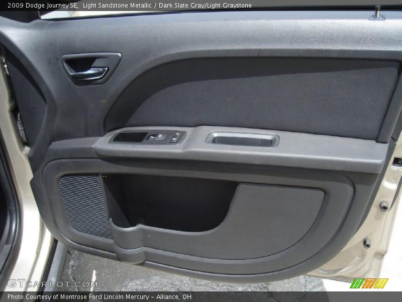 Light Sandstone Metallic / Dark Slate Gray/Light Graystone 2009 Dodge Journey SE