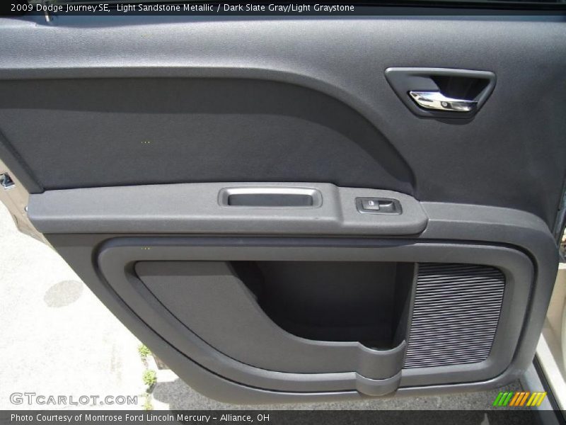 Light Sandstone Metallic / Dark Slate Gray/Light Graystone 2009 Dodge Journey SE