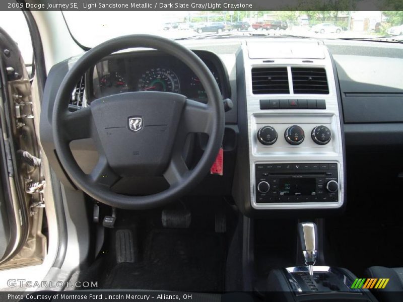 Light Sandstone Metallic / Dark Slate Gray/Light Graystone 2009 Dodge Journey SE