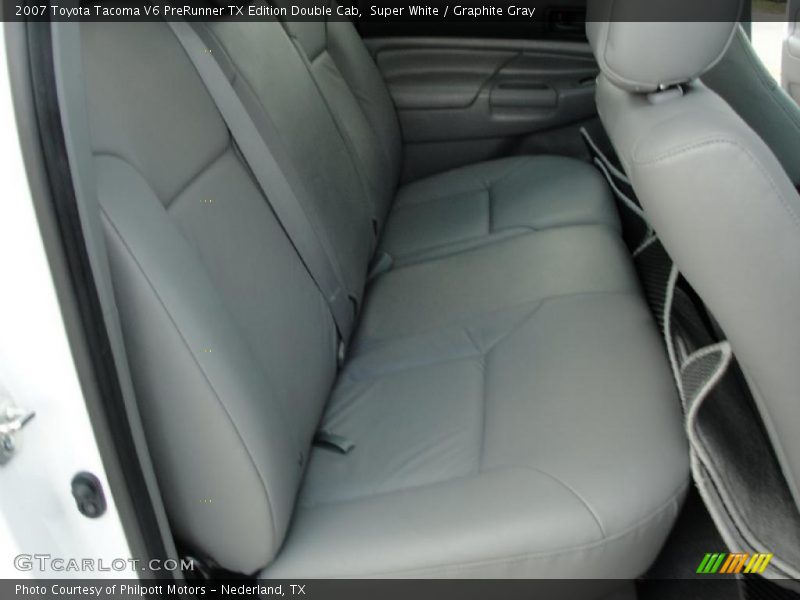 Super White / Graphite Gray 2007 Toyota Tacoma V6 PreRunner TX Edition Double Cab