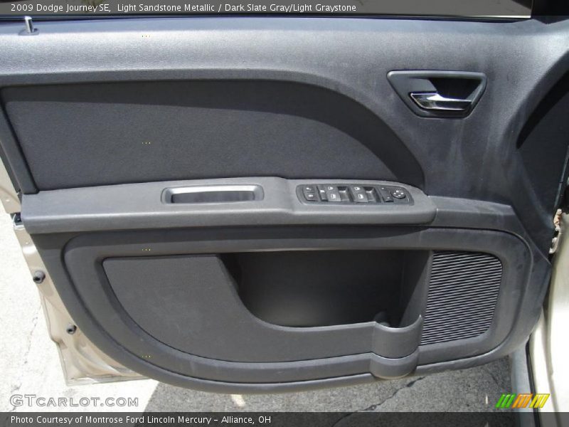 Light Sandstone Metallic / Dark Slate Gray/Light Graystone 2009 Dodge Journey SE