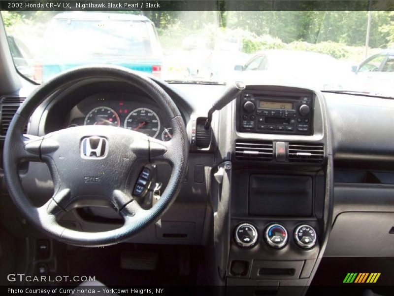 Nighthawk Black Pearl / Black 2002 Honda CR-V LX