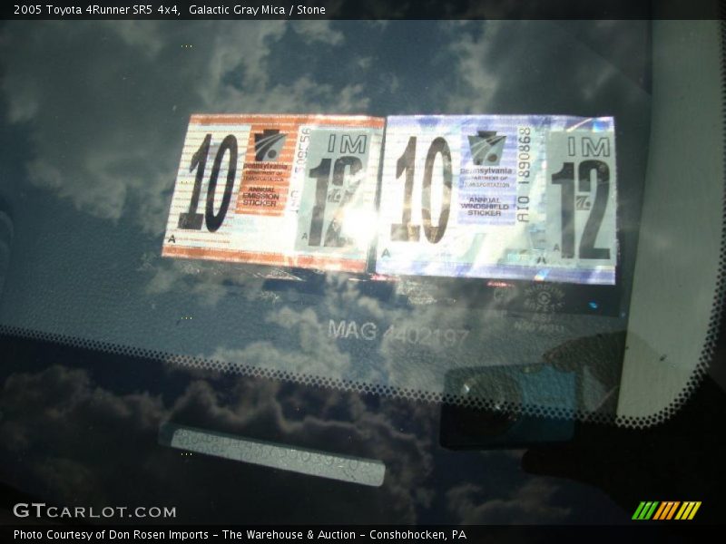 Galactic Gray Mica / Stone 2005 Toyota 4Runner SR5 4x4